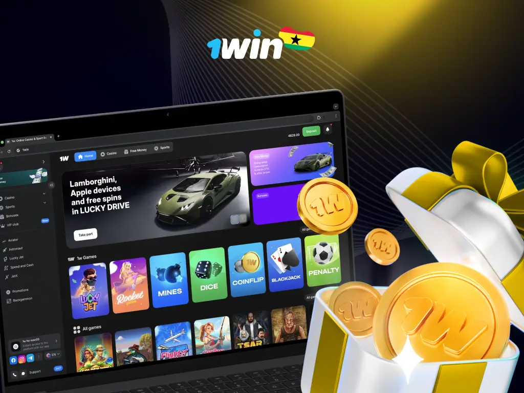 1win Ghana – Official Betting Site | 7,150 GHS Bonus & Login