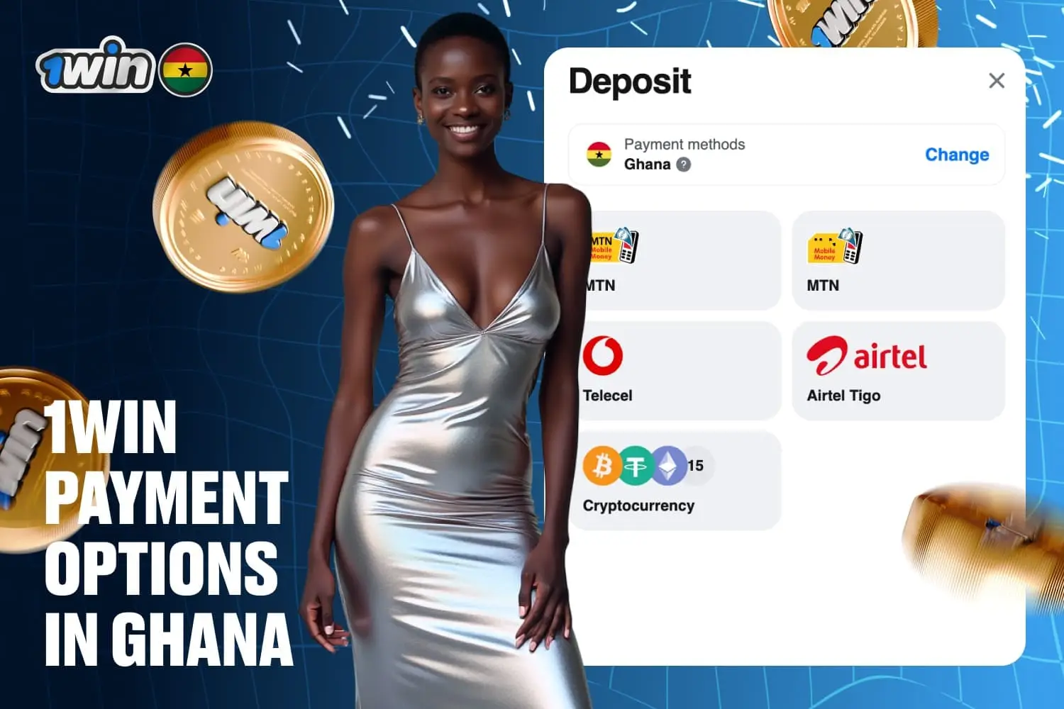 1win Payments in Ghana – How to Deposit & Withdraw Money