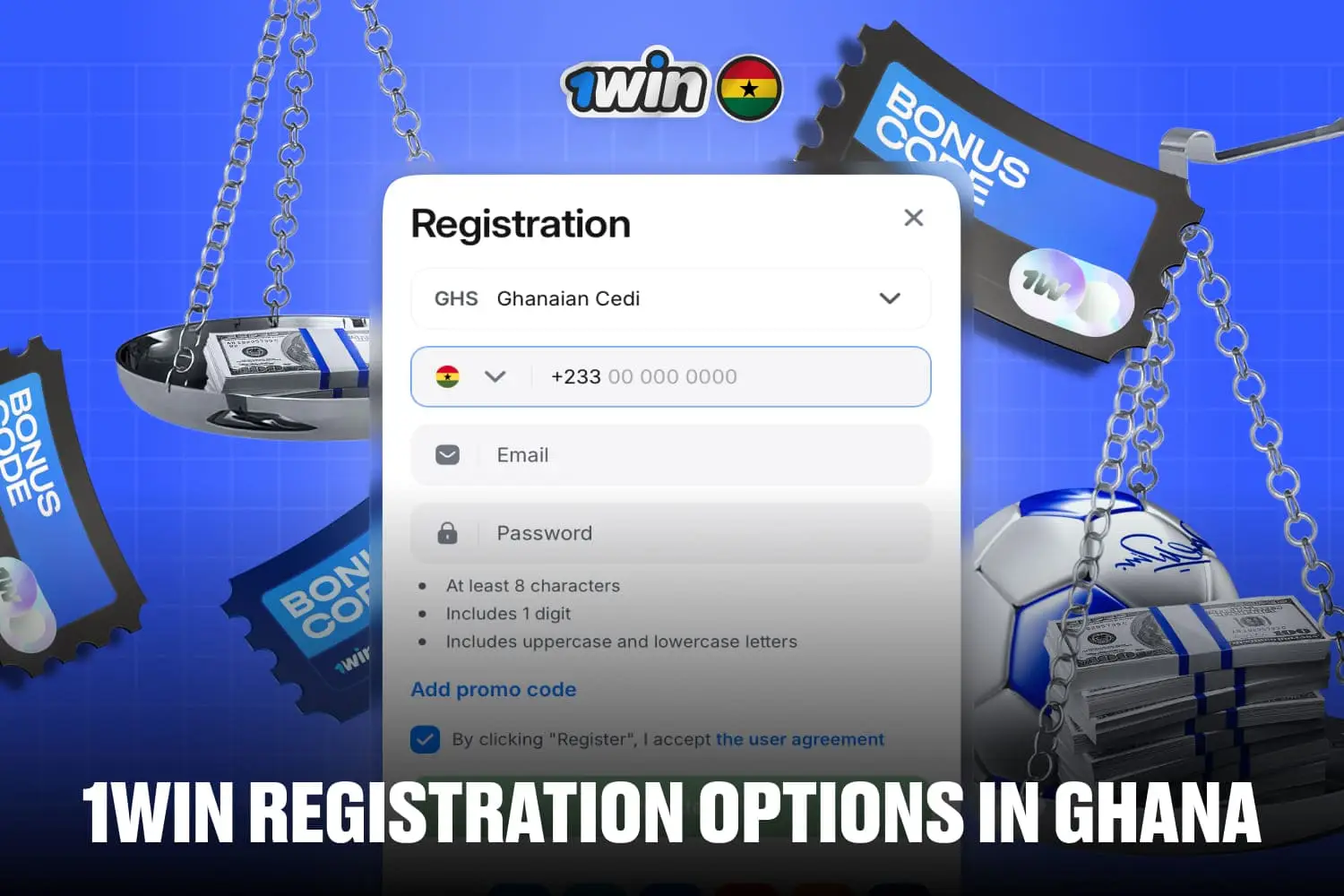 1win Registration in Ghana– How to Sign Up Easily